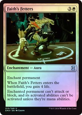 Faith s Fetters 010 249 Foil Eternal Masters Foil Singles Faith s Fetters 010 249 Foil Eternal Masters Foil Singles