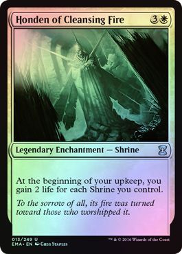 Honden of Cleansing Fire 013 249 Foil Eternal Masters Foil Singles Honden of Cleansing Fire 013 249 Foil Eternal Masters Foil Singles