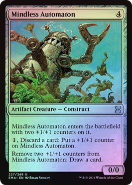 Mindless Automaton 227 249 Foil Eternal Masters Foil Singles Mindless Automaton 227 249 Foil Eternal Masters Foil Singles