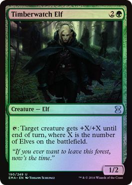 Timberwatch Elf 190 249 Foil Eternal Masters Foil Singles Timberwatch Elf 190 249 Foil Eternal Masters Foil Singles