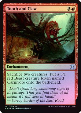 Tooth and Claw 151 249 Foil Eternal Masters Foil Singles Tooth and Claw 151 249 Foil Eternal Masters Foil Singles