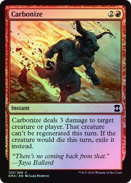 Carbonize 122 249 Foil Eternal Masters Foil Singles Carbonize 122 249 Foil Eternal Masters Foil Singles