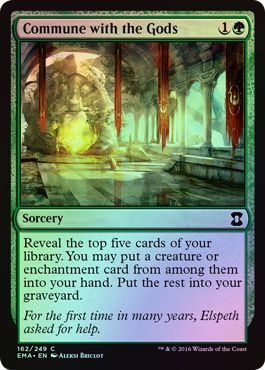 Commune with the Gods 162 249 Foil Commune with the Gods 162 249 Foil