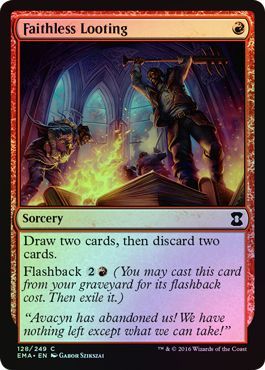 Faithless Looting 128 249 Foil Eternal Masters Foil Singles