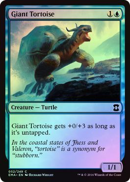 Giant Tortoise 052 249 Foil Eternal Masters Foil Singles Giant Tortoise 052 249 Foil Eternal Masters Foil Singles