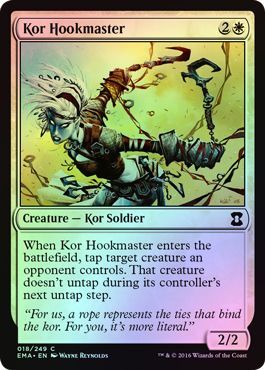 Kor Hookmaster 018 249 Foil Eternal Masters Foil Singles Kor Hookmaster 018 249 Foil Eternal Masters Foil Singles