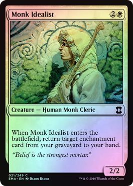 Monk Idealist 021 249 Foil Eternal Masters Foil Singles Monk Idealist 021 249 Foil Eternal Masters Foil Singles