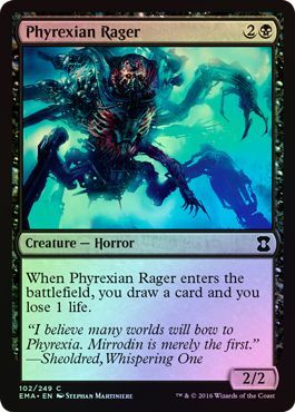 Phyrexian Rager 102 249 Foil Eternal Masters Foil Singles Phyrexian Rager 102 249 Foil Eternal Masters Foil Singles