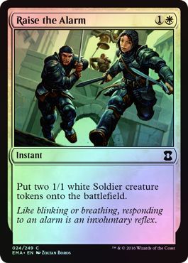 Raise the Alarm 024 249 Foil Eternal Masters Foil Singles Raise the Alarm 024 249 Foil Eternal Masters Foil Singles