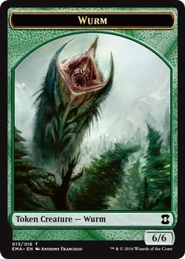 Wurm Token 013 EMA Eternal Masters Singles Wurm Token 013 EMA Eternal Masters Singles
