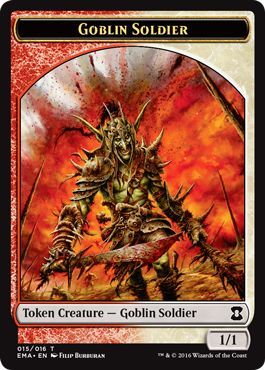Goblin Soldier Token 015 EMA Eternal Masters Singles Goblin Soldier Token 015 EMA Eternal Masters Singles