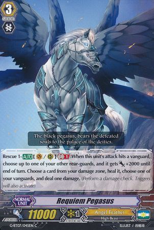 Requiem Pegasus G BT07 045EN Common C Requiem Pegasus G BT07 045EN Common C