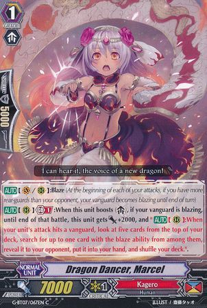 Dragon Dancer Marcel G BT07 067EN Common C Dragon Dancer Marcel G BT07 067EN Common C