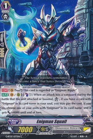 Enigman Squall G BT07 077EN Common C Enigman Squall G BT07 077EN Common C
