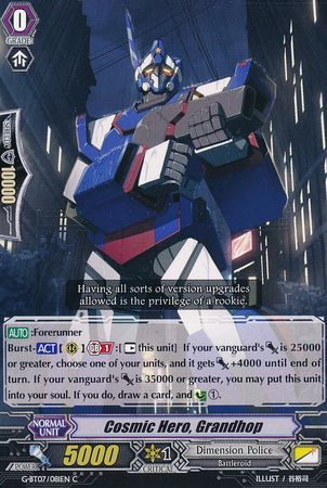 Cosmic Hero Grandhop G BT07 081EN Common C Cosmic Hero Grandhop G BT07 081EN Common C