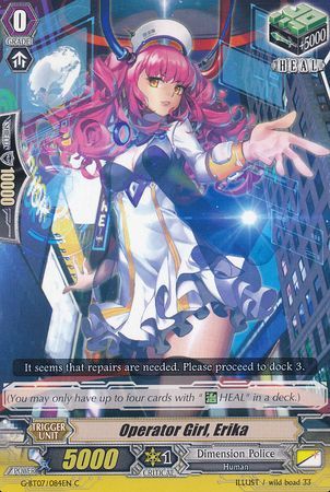 Operator Girl Erika G BT07 084EN Common C Operator Girl Erika G BT07 084EN Common C