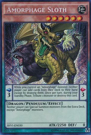 Amorphage Sloth SHVI EN030 Secret Rare Unlimited Shining Victories Unlimited Singles Amorphage Sloth SHVI EN030 Secret Rare Unlimited Shining Victories Unlimited Singles