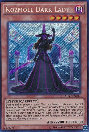 Kozmoll Dark Lady SHVI EN083 Secret Rare Unlimited Kozmoll Dark Lady SHVI EN083 Secret Rare Unlimited