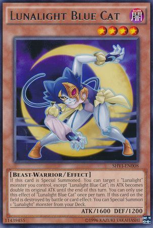 Lunalight Blue Cat SHVI EN008 Rare Unlimited Lunalight Blue Cat SHVI EN008 Rare Unlimited