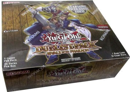 YuGiOh Duelist Pack Rivals of the Pharaoh Booster Box 1st Edition Sealed