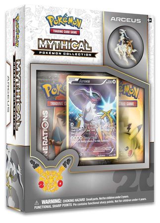  Pokemon TCG: Mythical Arceus Pin Collection : Toys & Games