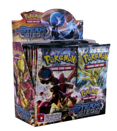 POKEMON XY STEAM SIEGE SLEEVED BOOSTER 36 PACK = BOOSTER BOX 