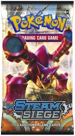 Pokemon Cards XY Steam Siege 5 Booster Pack Lot Pokemon TCG Card Game 