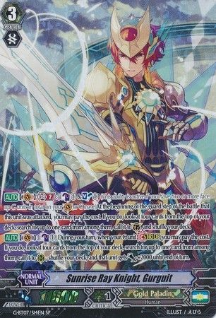 Sunrise Ray Knight Gurguit G BT07 S14EN Special Parallel SP G Booster Set 7 Glorious Bravery of Radiant Sword Singles Sunrise Ray Knight Gurguit G BT07 S14EN Special Parallel SP G Booster Set 7 Glorious Bravery of Radiant Sword Singles