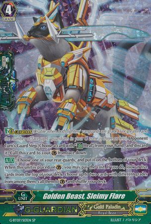 Golden Beast Sleimy Flare G BT07 S13EN Special Parallel SP Golden Beast Sleimy Flare G BT07 S13EN Special Parallel SP