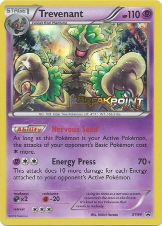 Trevenant (xy 9) (065) (rara - Psíquico) Pokémon