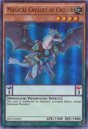Magical Cavalry of Cxulub SHVI ENSP1 Ultra Rare Limited Edition Magical Cavalry of Cxulub SHVI ENSP1 Ultra Rare Limited Edition