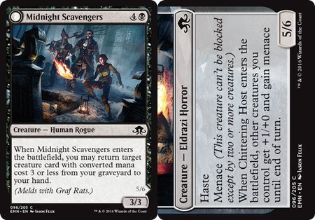 MTG Magic the Gathering LOOK! Graf Rats Midnight Scavengers = Chittering Host