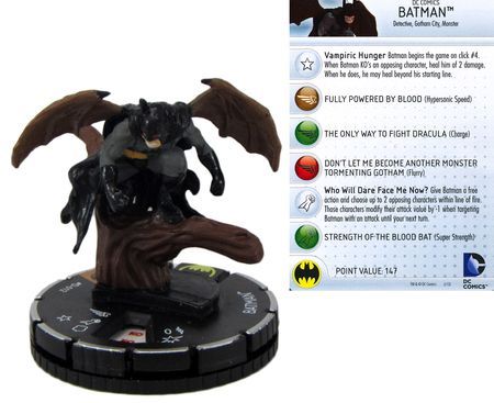 Batman D 012 2016 Convention Exclusive DC Heroclix Batman D 012 2016 Convention Exclusive DC Heroclix