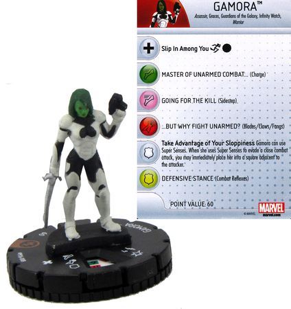 Gamora M16 008 2016 Convention Exclusive Marvel Heroclix Gamora M16 008 2016 Convention Exclusive Marvel Heroclix