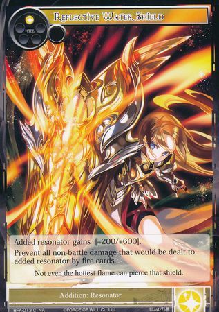 Reflective Water Shield BFA 013 Common Force of Will Battle for Attoractia Singles Reflective Water Shield BFA 013 Common Force of Will Battle for Attoractia Singles