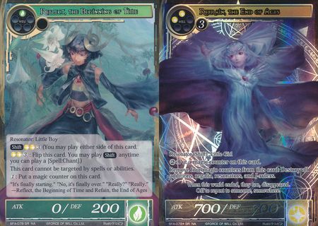Reflect the Beginning of Time Refrain the End of Ages BFA 078 Full Art SR Reflect the Beginning of Time Refrain the End of Ages BFA 078 Full Art SR