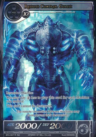 Remote Control Golem BFA 087 Full Art Rare Remote Control Golem BFA 087 Full Art Rare