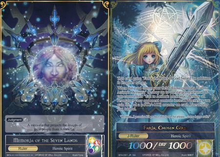 Memoria of the Seven Lands Faria Chosen Girl BFA 091 J Full Art Rare Memoria of the Seven Lands Faria Chosen Girl BFA 091 J Full Art Rare