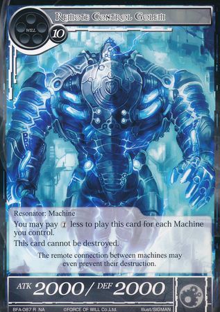 Remote Control Golem BFA 087 Rare Force of Will Battle for Attoractia Singles Remote Control Golem BFA 087 Rare Force of Will Battle for Attoractia Singles