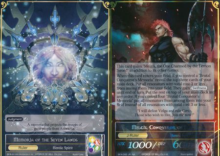 Memoria of the Seven Lands Melgis Conqueror of Flame BFA 092 J Rare Force of Will Battle for Attoractia Singles Memoria of the Seven Lands Melgis Conqueror of Flame BFA 092 J Rare Force of Will Battle for Attoractia Singles