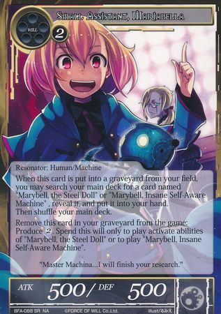 Small Assistant Mariabella BFA 088 Super Rare Force of Will Battle for Attoractia Singles Small Assistant Mariabella BFA 088 Super Rare Force of Will Battle for Attoractia Singles