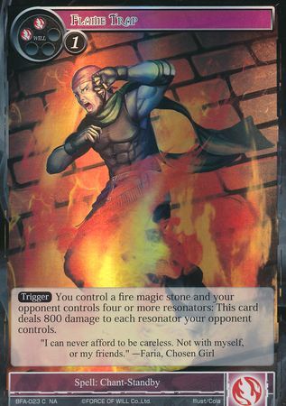 Flame Trap BFA 023 Common Foil Flame Trap BFA 023 Common Foil