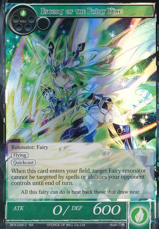 Escort of the Fairy King BFA 048 Common Foil Force of Will Battle for Attoractia Foil Singles Escort of the Fairy King BFA 048 Common Foil Force of Will Battle for Attoractia Foil Singles