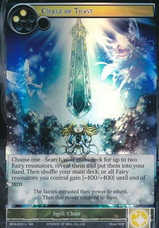 Circle of Trust BFA 003 Uncommon Foil Force of Will Battle for Attoractia Foil Singles Circle of Trust BFA 003 Uncommon Foil Force of Will Battle for Attoractia Foil Singles
