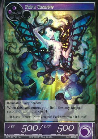Fairy Shadow BFA 067 Uncommon Foil Fairy Shadow BFA 067 Uncommon Foil