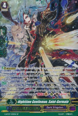 Nighttime Gentleman Saint Germain G BT07 S30EN Special Parallel SP Nighttime Gentleman Saint Germain G BT07 S30EN Special Parallel SP