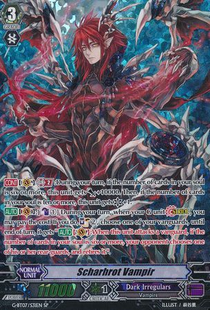 Scharhrot Vampir G BT07 S31EN Special Parallel SP Scharhrot Vampir G BT07 S31EN Special Parallel SP