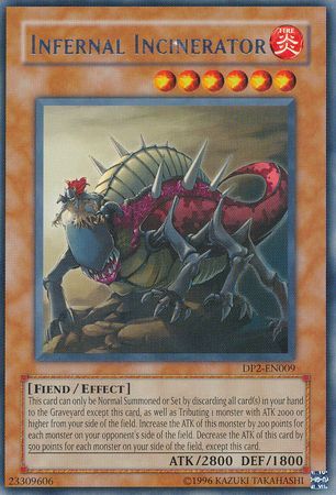 Infernal Incinerator DP2 EN009 Rare Unlimited Infernal Incinerator DP2 EN009 Rare Unlimited