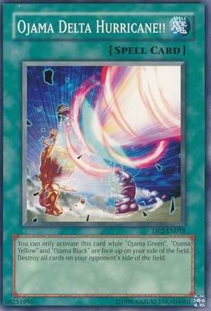 Ojama Delta Hurricane DP2 EN018 Common Unlimited Duelist Pack Chazz Princeton Unlimited Singles Ojama Delta Hurricane DP2 EN018 Common Unlimited Duelist Pack Chazz Princeton Unlimited Singles