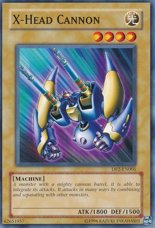 X Head Cannon DP2 EN005 Common Unlimited Duelist Pack Chazz Princeton Unlimited Singles X Head Cannon DP2 EN005 Common Unlimited Duelist Pack Chazz Princeton Unlimited Singles